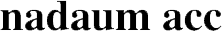nadaum acc