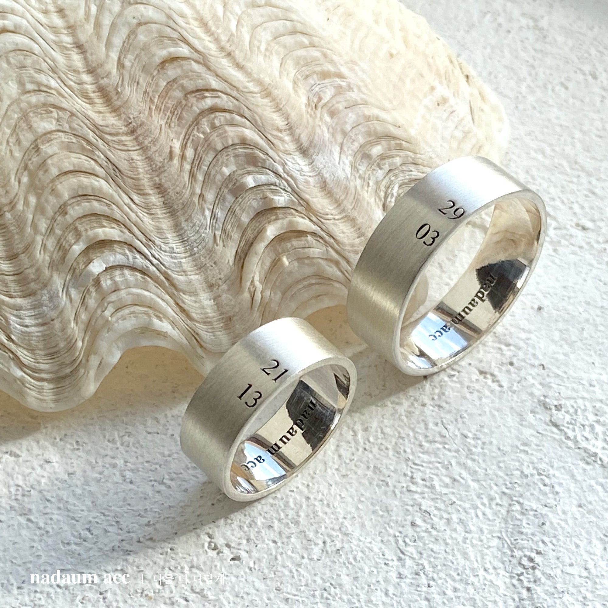 Number Ring（Silver 925）オーダーメイド数字刻印 – nadaum acc