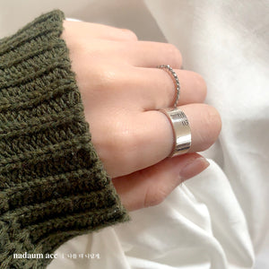 Number Ring（Silver 925 & Birthstone）
