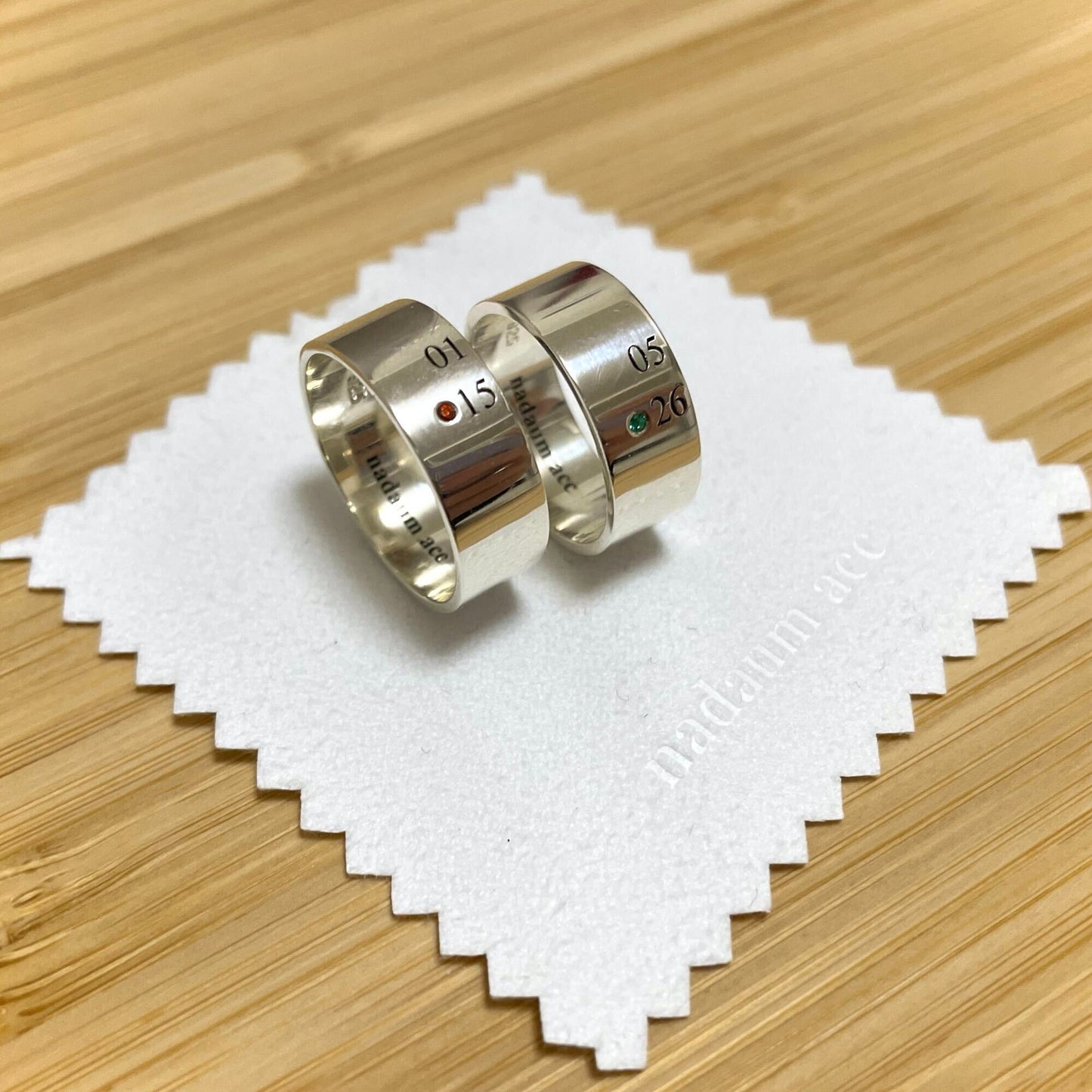 Number Ring（Silver 925 & Birthstone）